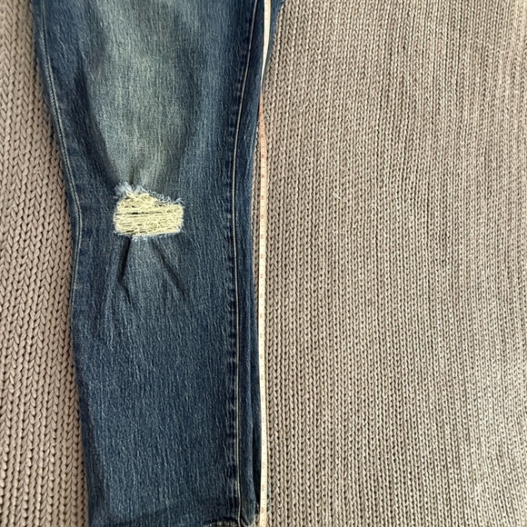 Joe's Jeans Blue Distressed Slim Boyfriend Jeans - The Scout - Picture 8 of 9